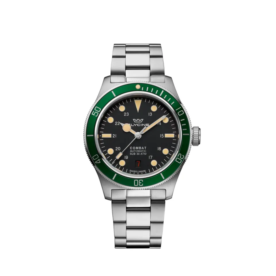 Glycine Combat Sub Sport GL0404 Automatikuhr 39mm schwarz