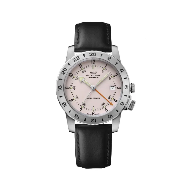 Glycine Airman Worldtimer GMT GL1050 Herrenuhr 40 mm Quarz