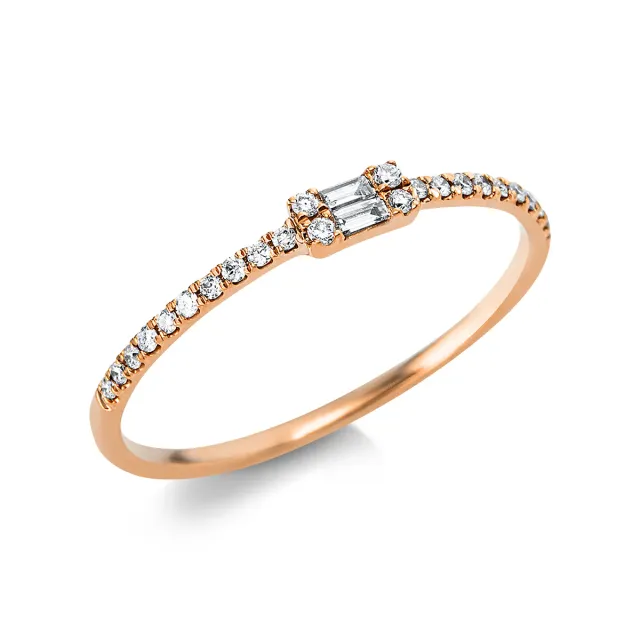 Hans Lorenz Baguette Illusion Ring