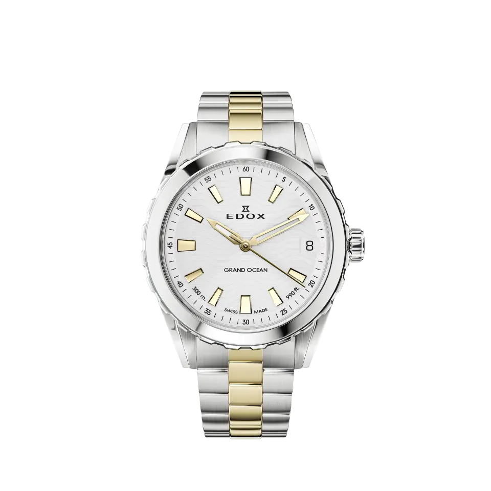 Edox Delfin The Original Date Ladies Armbanduhr