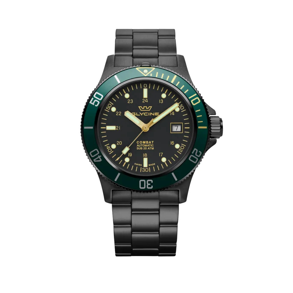 Glycine Combat Sub GL0273 Herrenuhr Automatik 42 mm