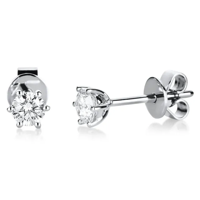 Hans Lorenz Solitaire Ohrstecker