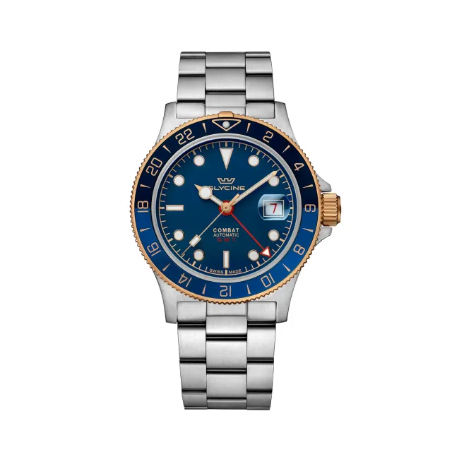 Glycine Combat Sub Sport GL0423 Automatikuhr blau 42 mm