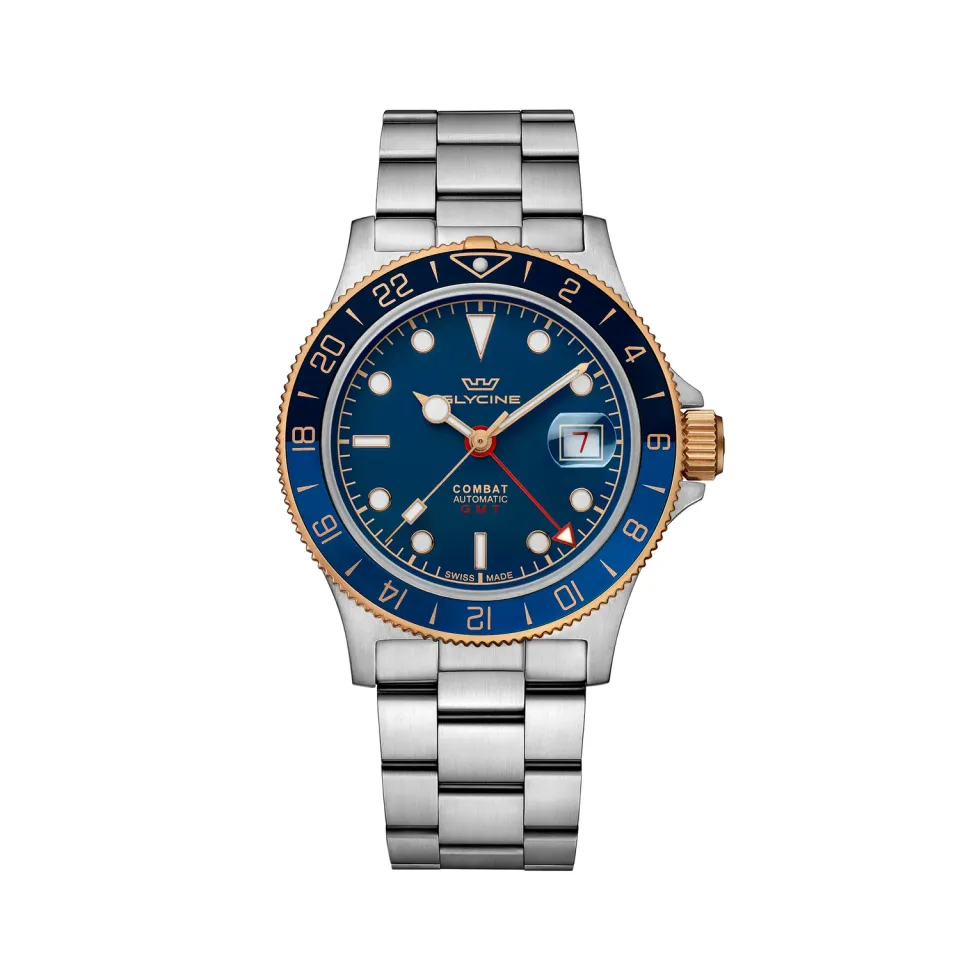 Glycine Combat Sub Sport GL0423 Automatikuhr blau 42 mm