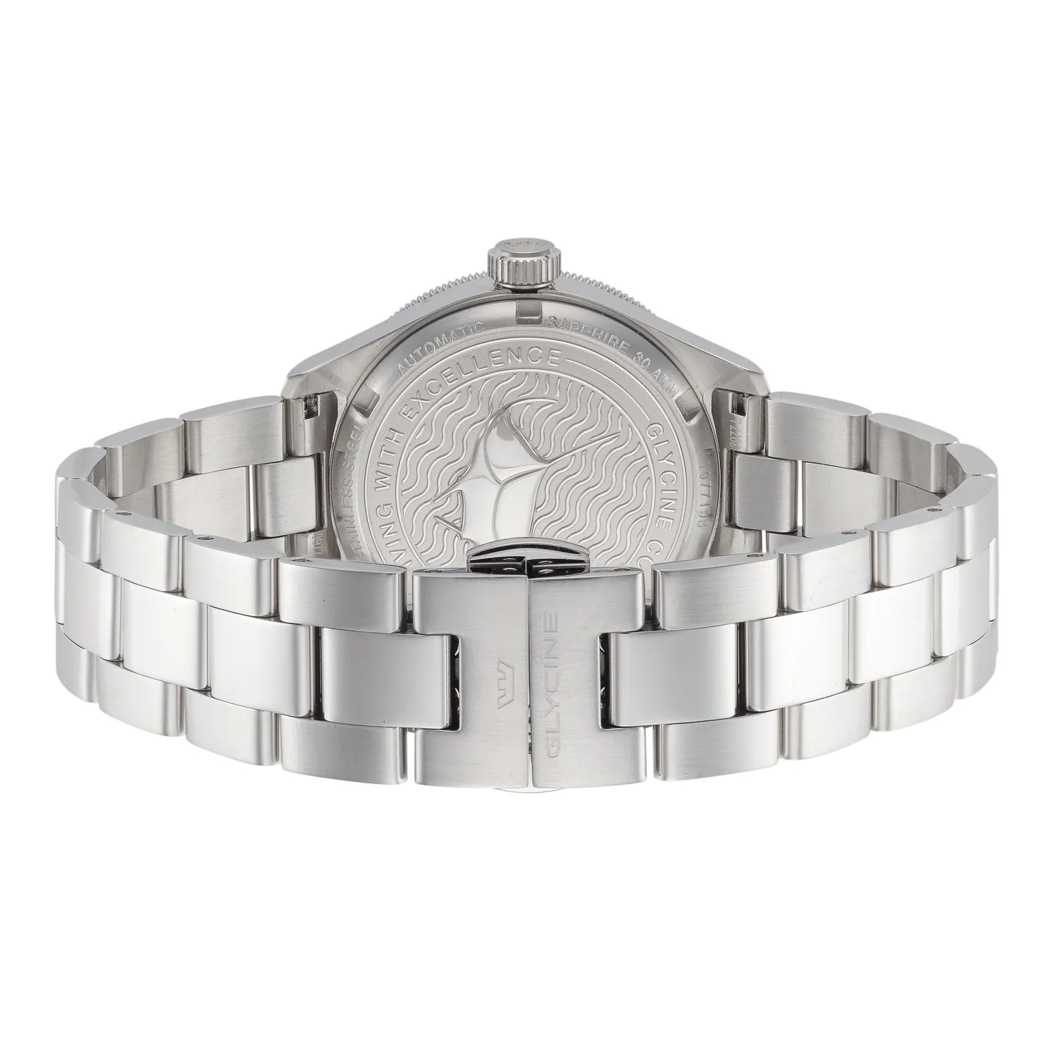 Glycine Combat Sub 36 GL0396 Taucheruhr schwarz Saphirglas
