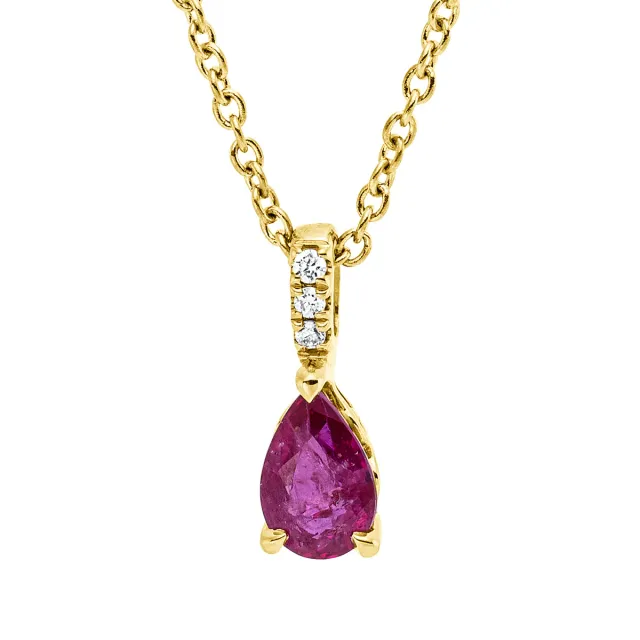 Hans Lorenz Farbstein Classic Collier mit Brillanten