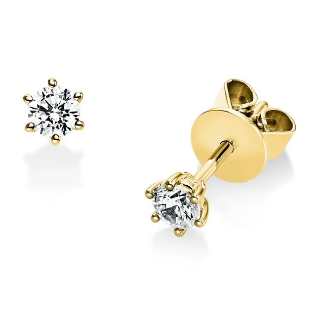 Hans Lorenz Solitaire Ohrstecker