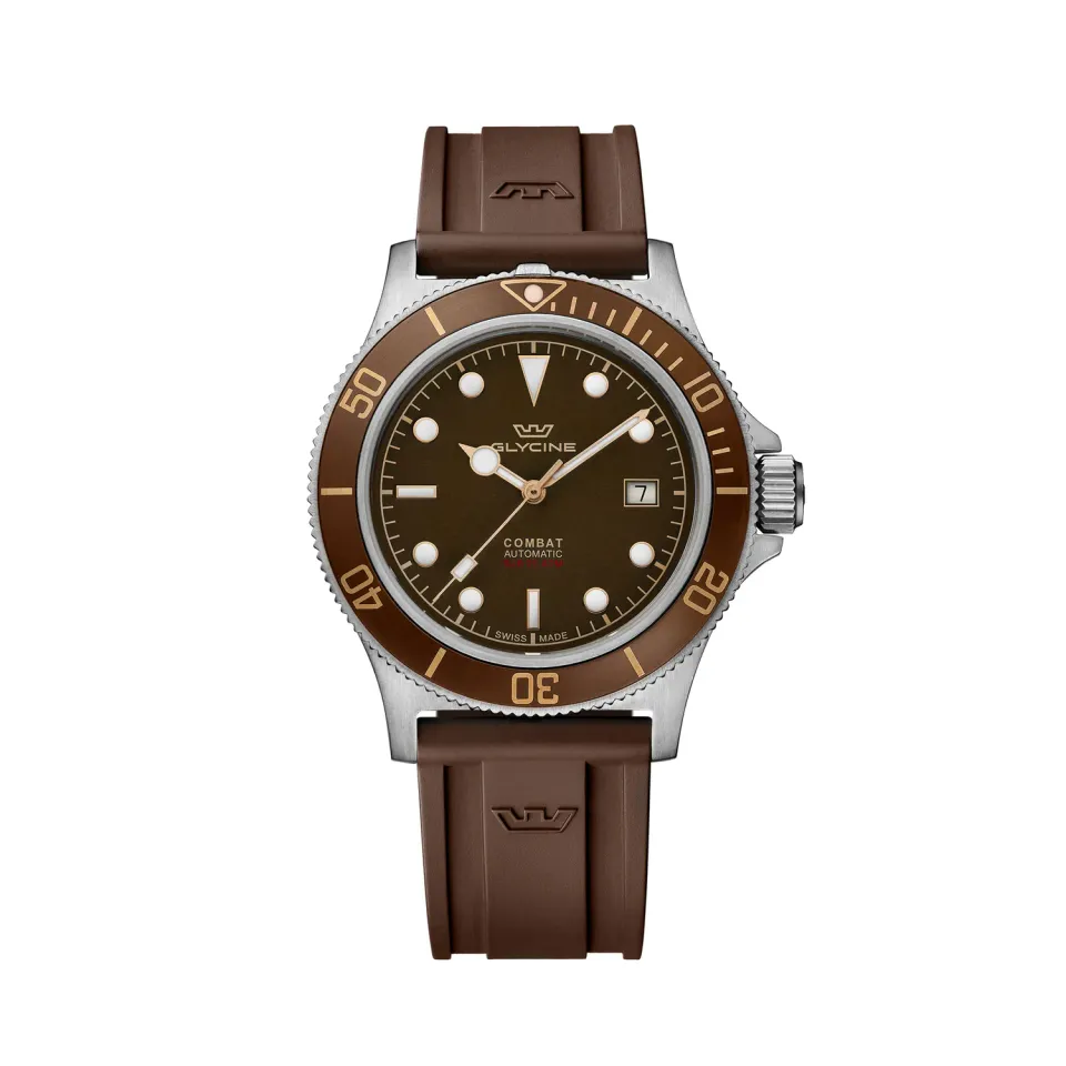 Glycine Combat Sub Sport GL0328 Automatikuhr braun 42mm