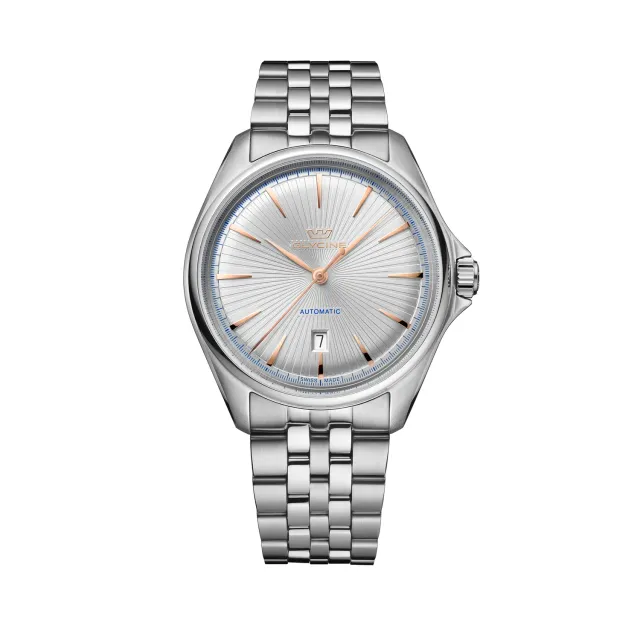 Glycine Combat Classic GL0453 Herrenuhr Automatik 43mm silber