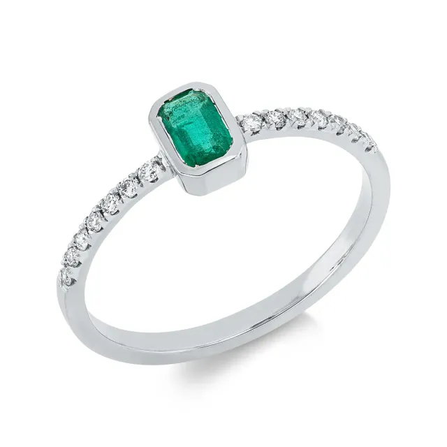 Hans Lorenz Farbstein Classic Ring Gold Diamant