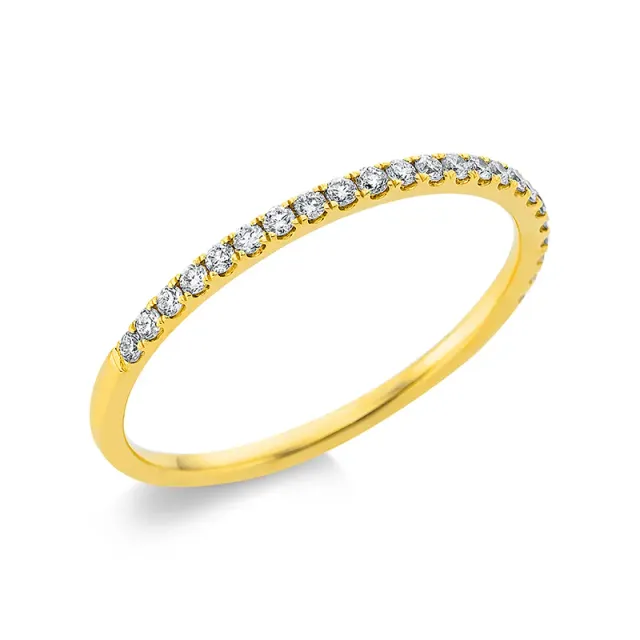 Hans Lorenz Memoire halb Ring Weißgold
