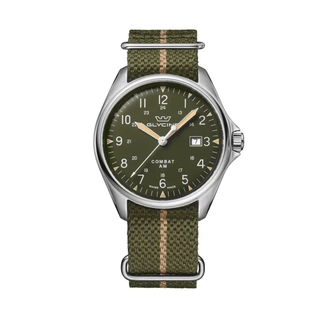 Glycine Combat 6 GL0458 Herrenuhr 43mm gruen
