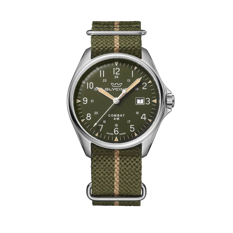 Glycine Combat 6 GL0458 Herrenuhr 43mm gruen