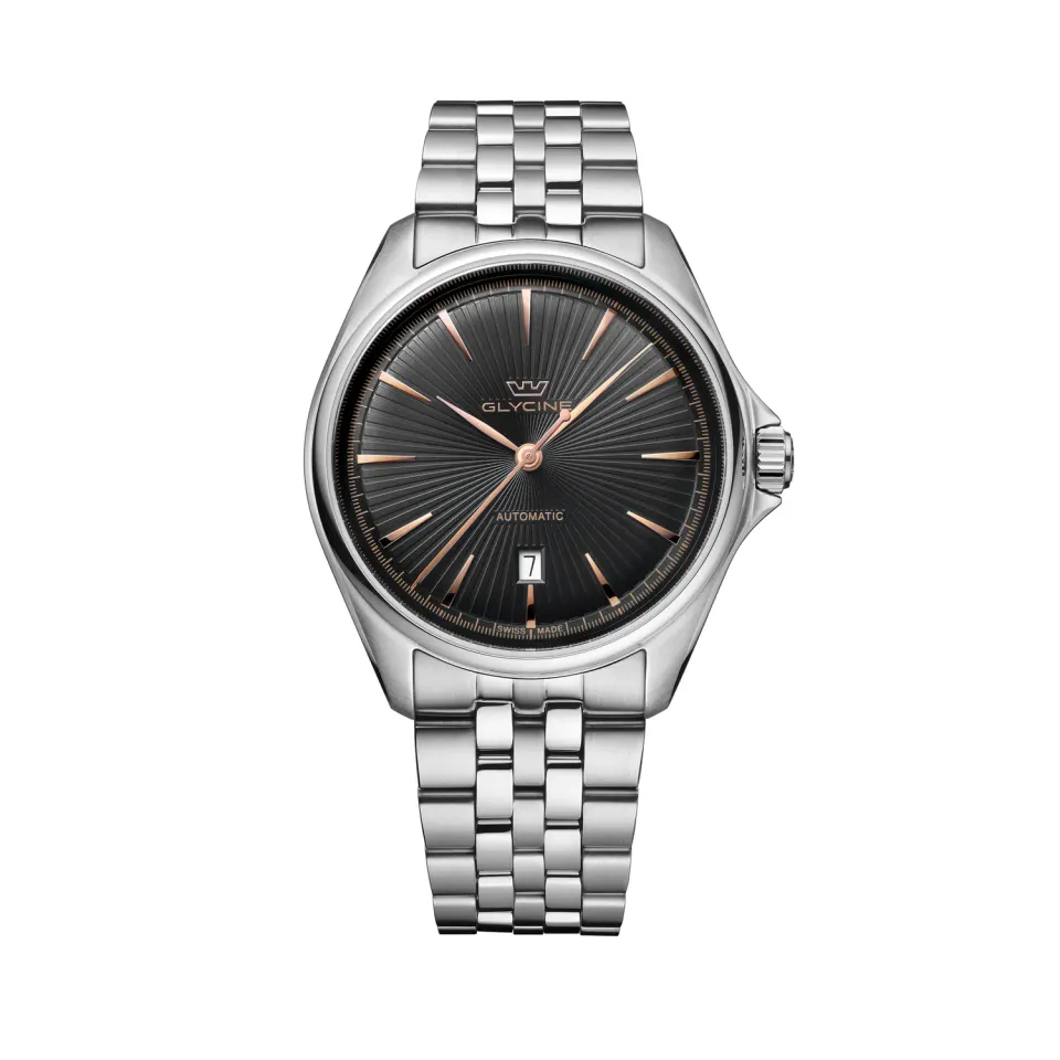 Glycine Combat Classic 43 GL0454 Herrenuhr Automatik schwarz
