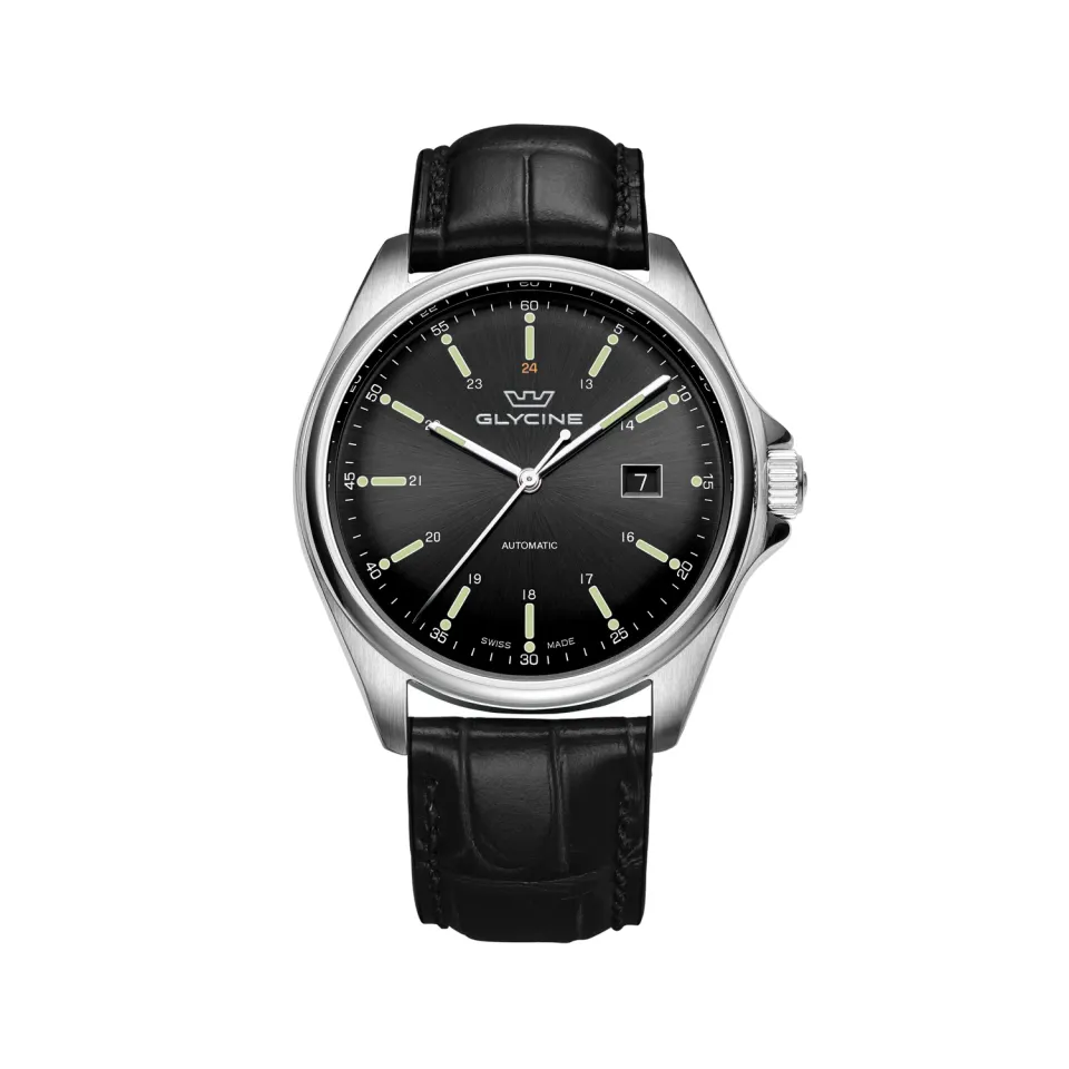 Glycine Combat Classic GL0109 Automatikuhr 43 mm Schwarz 50 m