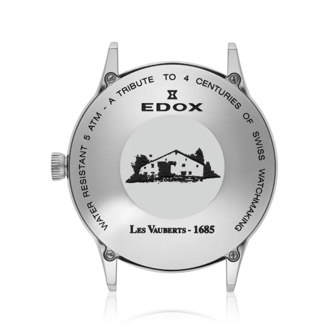 Edox Les Vauberts Open Heart Automatic Herrenuhr