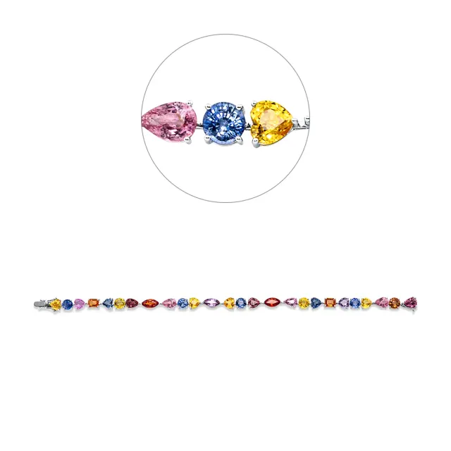 Hans Lorenz Armband Rainbow & Multicolor