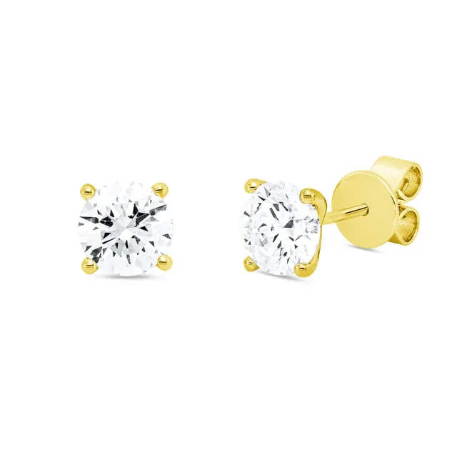 Hans Lorenz Solitaire Ohrstecker