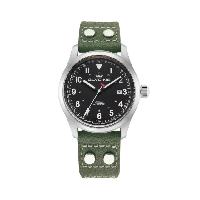 Glycine Combat Field 40 GL0584 Felduhr schwarz Saphirglas