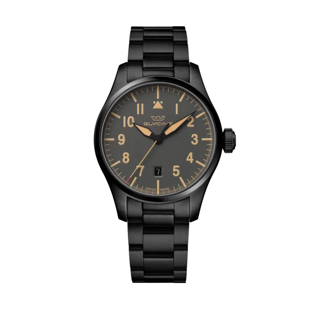 Glycine Airpilot GL0516 Herrenuhr 41 mm Quarz