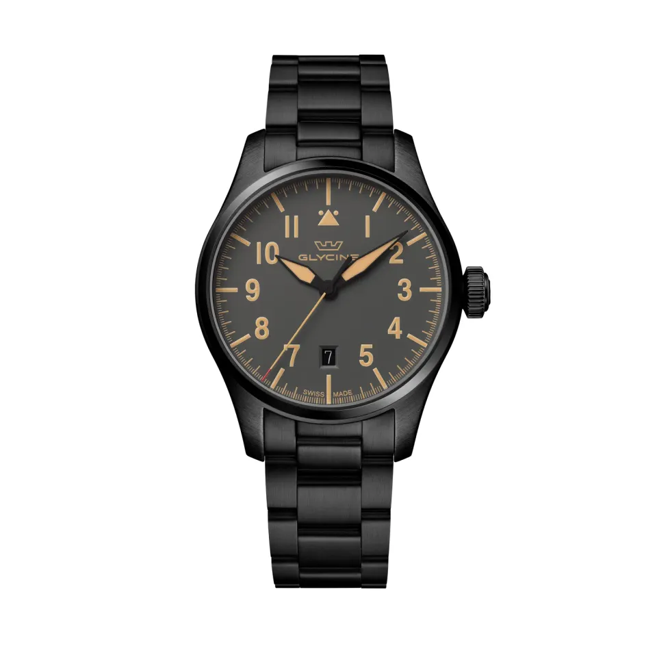Glycine Airpilot GL0516 Herrenuhr 41 mm Quarz