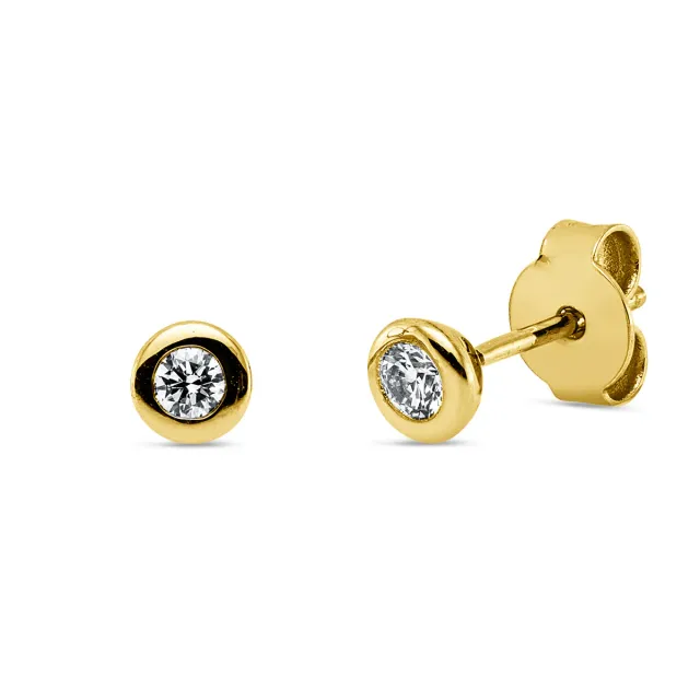 Hans Lorenz Solitaire Ohrstecker Diamant