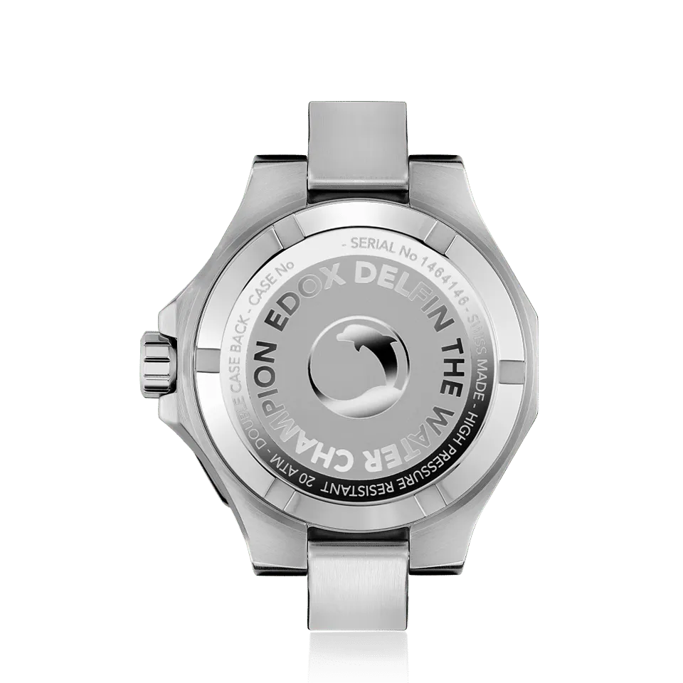 Edox Delfin Date Armbanduhr mit Datum