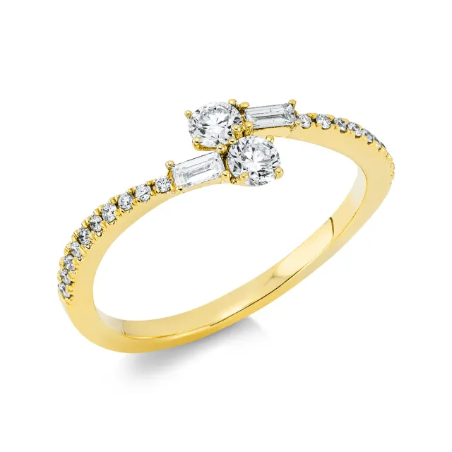 Hans Lorenz Baguette Ring Diamant
