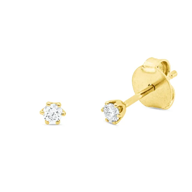 Hans Lorenz Solitaire Ohrstecker