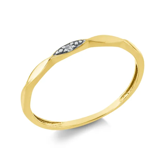 Hans Lorenz Modern Woman Ring mit Brillant