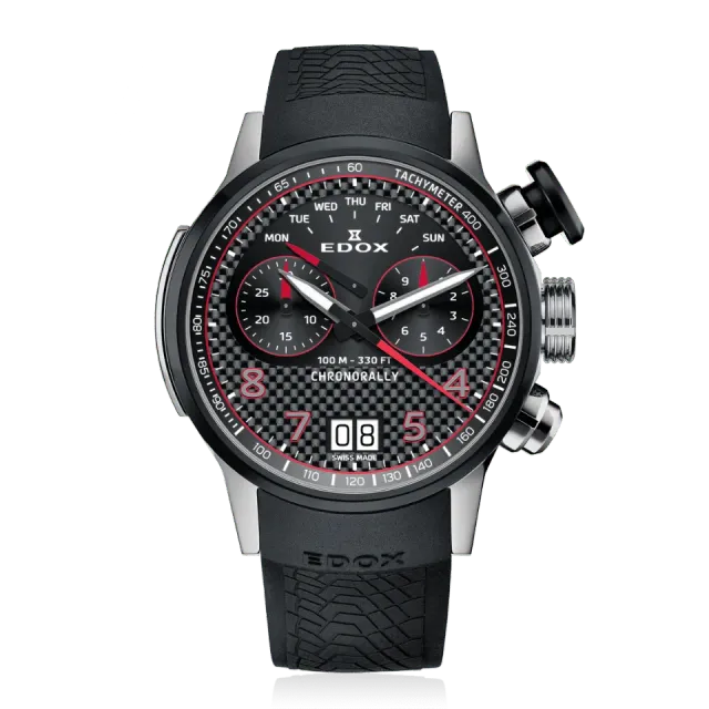 Edox Chronorally Chronograph 45 RIV Limited Edition Armbanduhr