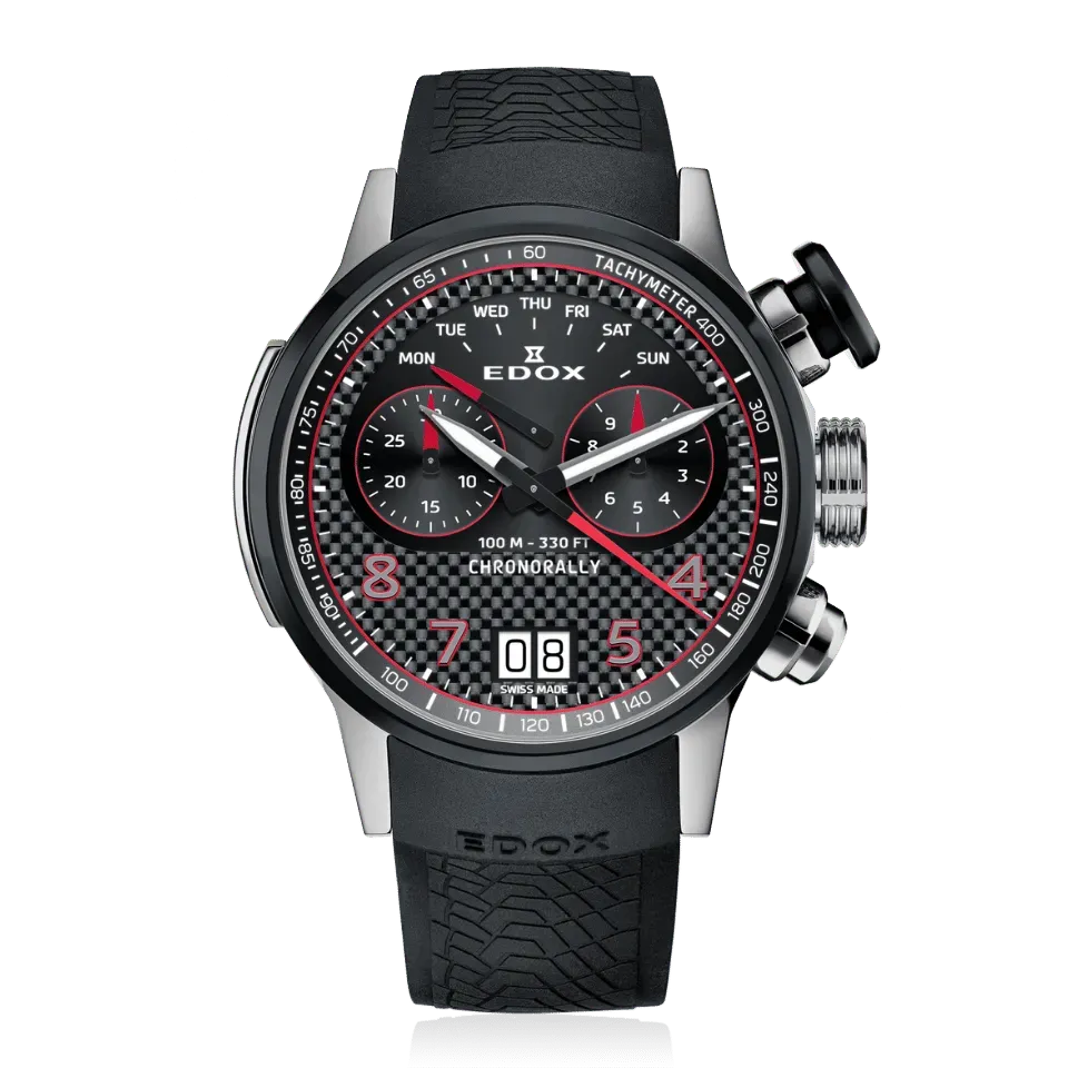 Edox Chronorally Chronograph 45 RIV Limited Edition Armbanduhr