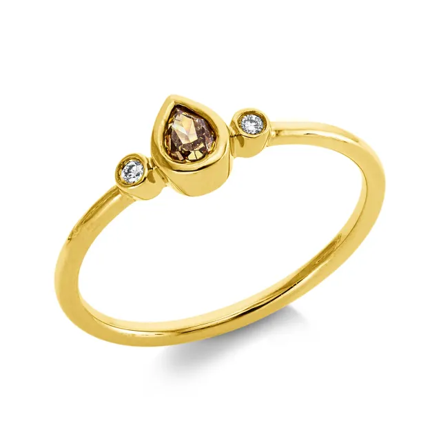 Hans Lorenz Ring Farbiger Diamant