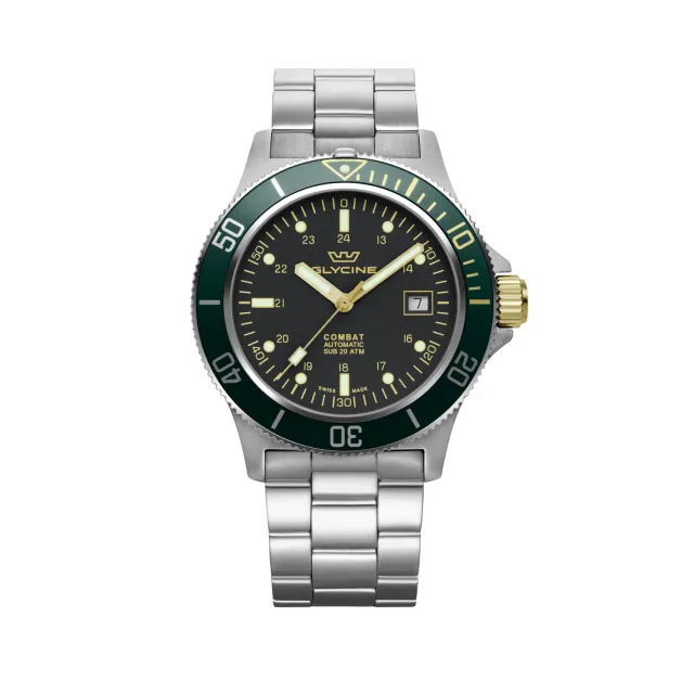 Glycine Combat Sub GL0272 Automatik Taucheruhr 42mm 200M