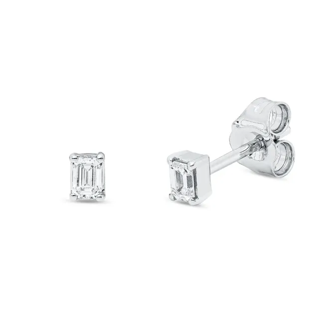 Hans Lorenz Baguette Ohrstecker