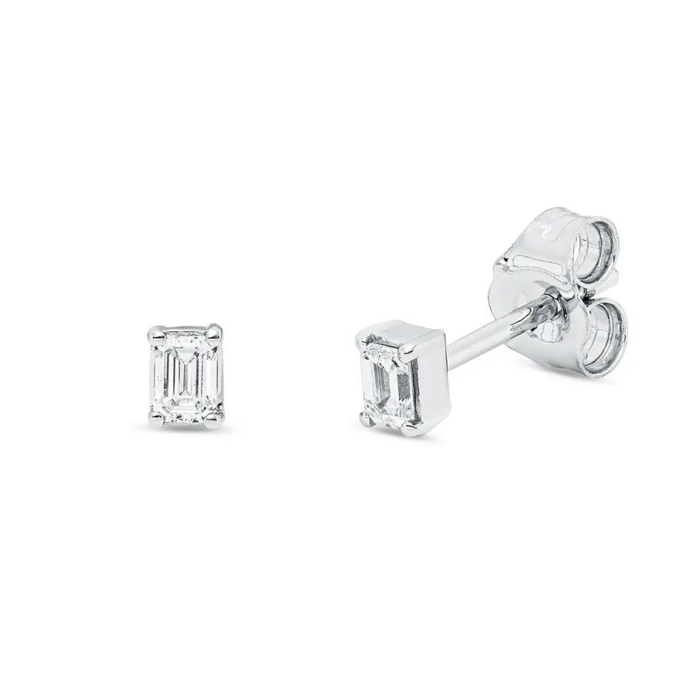 Hans Lorenz Baguette Ohrstecker