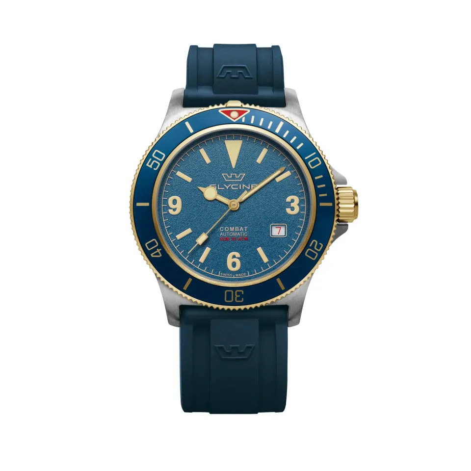 Glycine Combat Vintage GL0264 Taucheruhr 42 mm Automatik