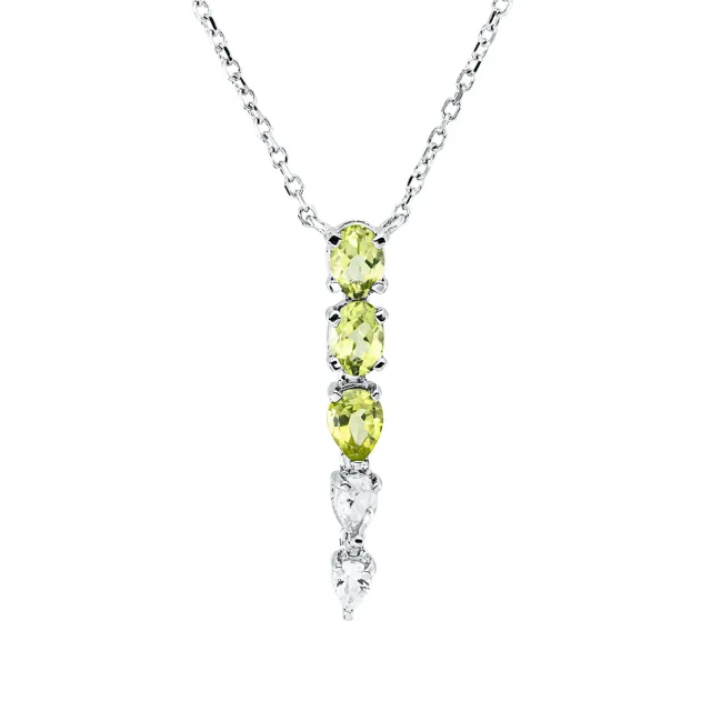 Hans Lorenz Farbstein Fashion Collier mit Farbstein