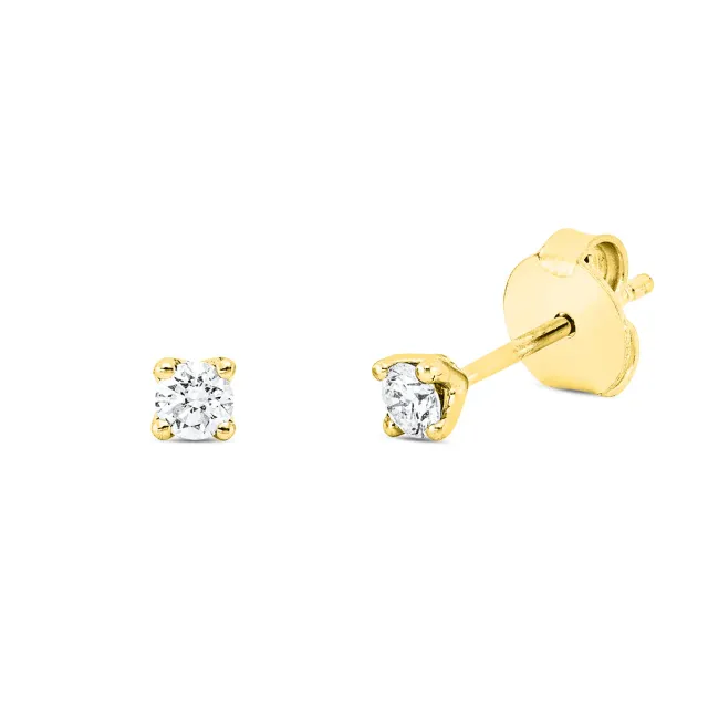 Hans Lorenz Solitaire Ohrstecker