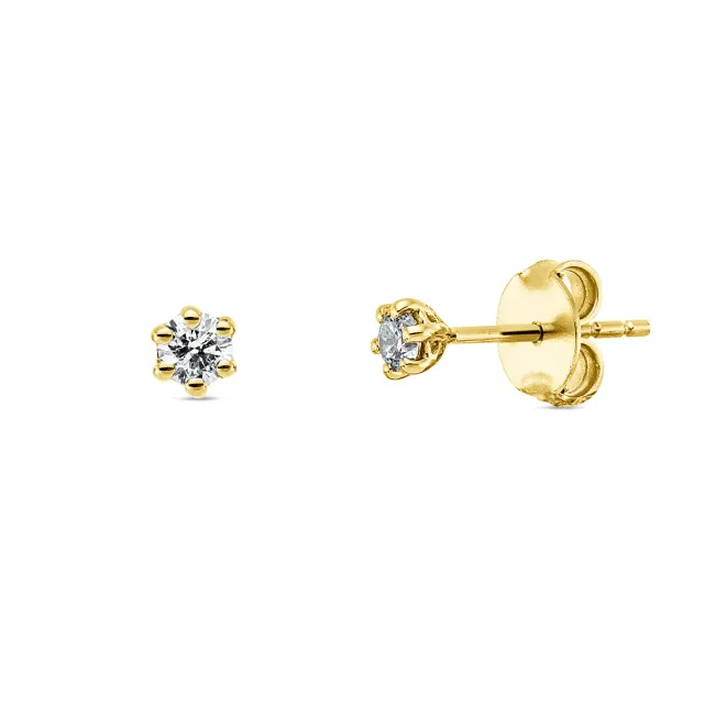 Hans Lorenz Solitaire Ohrstecker