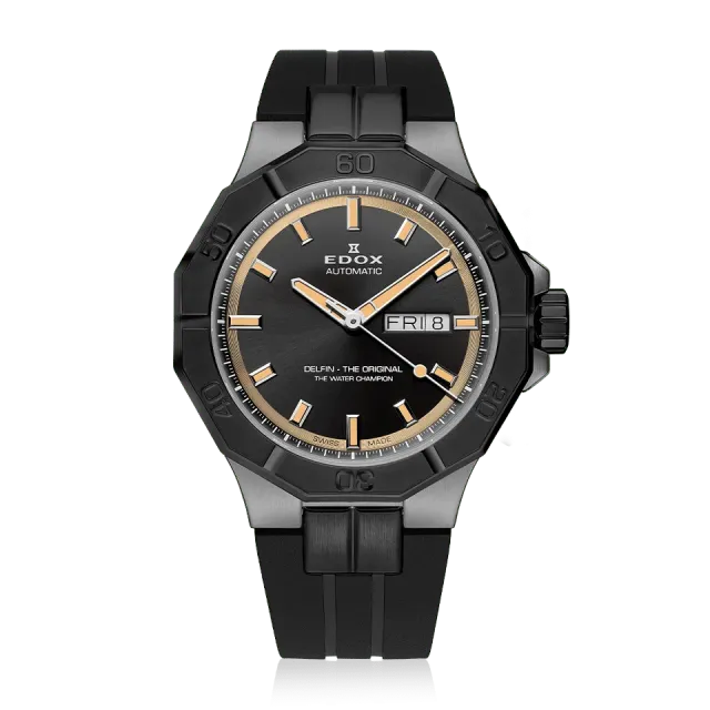 Edox Delfin Day-Date Automatic Herrenuhr