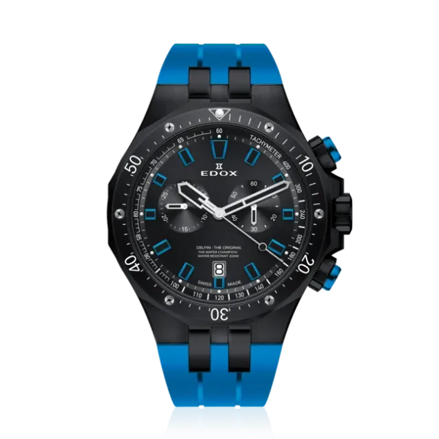 Edox Delfin Chronograph Herrenuhr Sport