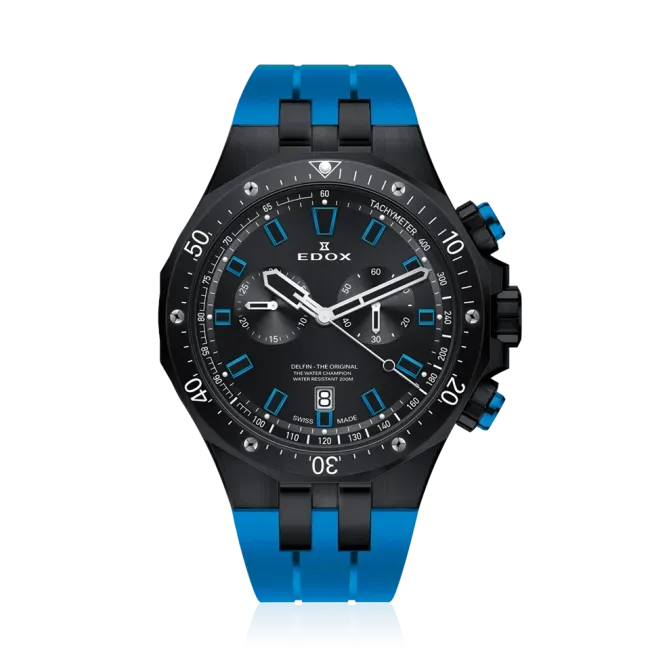 Edox Delfin Chronograph Herrenuhr Sport