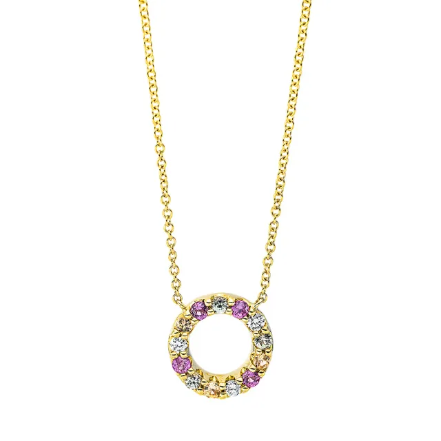 Hans Lorenz Rainbow & Multicolor Collier