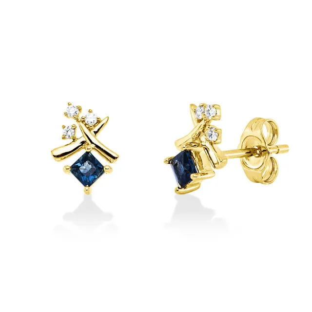 Hans Lorenz Uhrmachermeister und Juwelier Farbstein Classic Ohrstecker