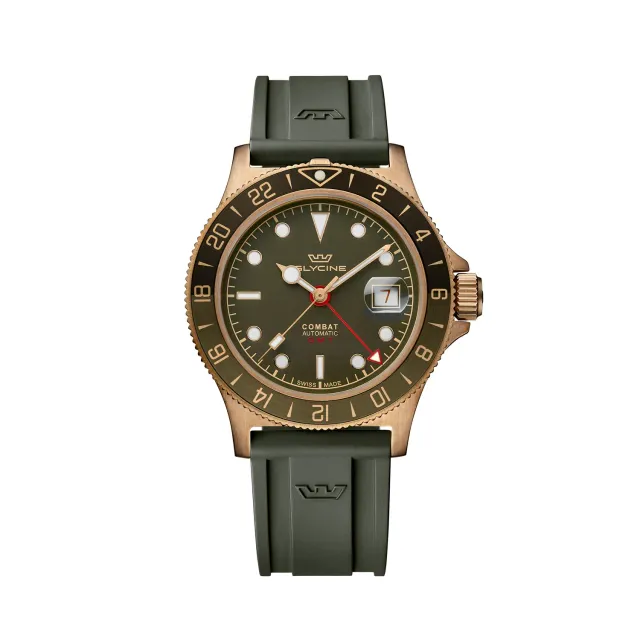 Glycine Combat Sub Sport GL0319 GMT Bronze 42 mm