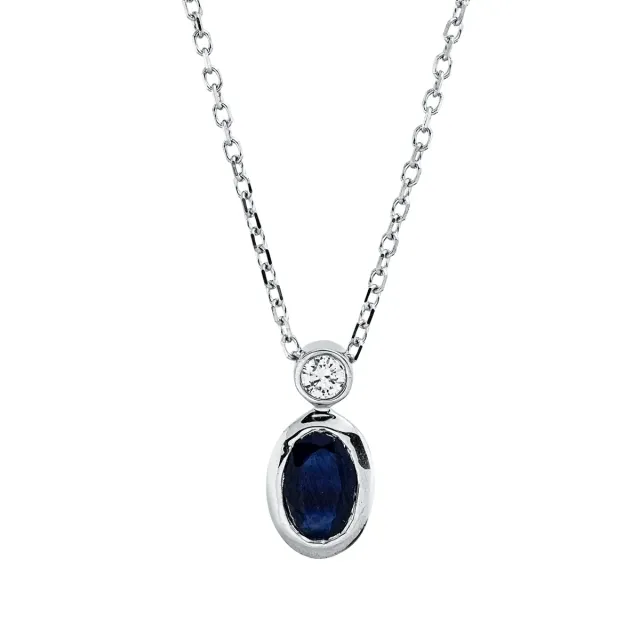 Hans Lorenz Uhrmachermeister und Juwelier Collier Farbstein Classic