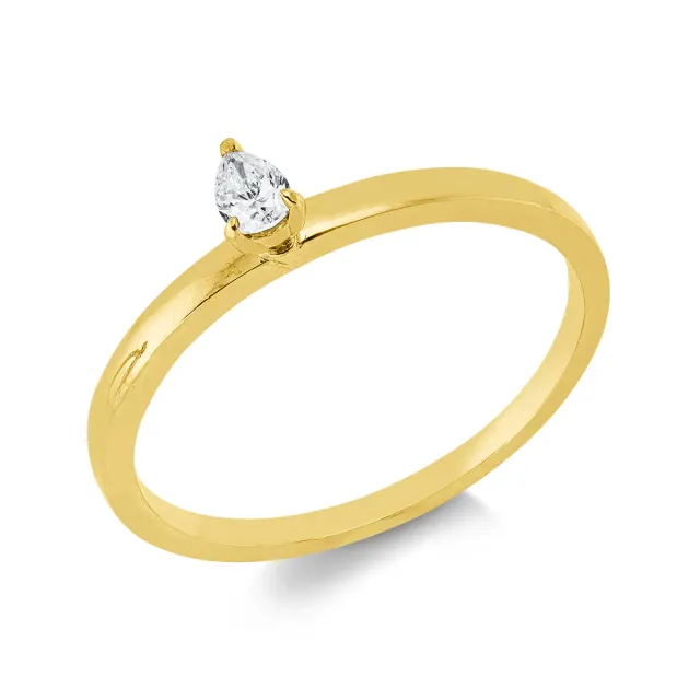 Hans Lorenz Solitaire Ring klassisch