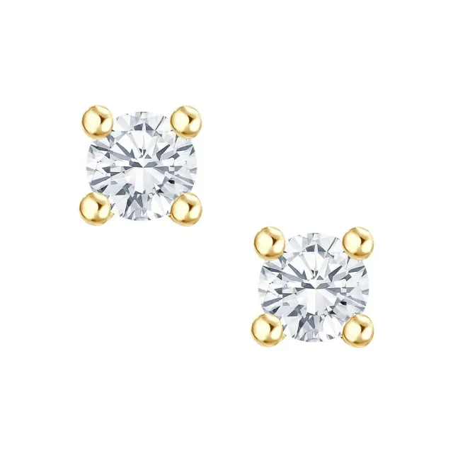 Krebber Essentials EH005501 Diamant Ohrstecker Gelbgold 0,18 ct