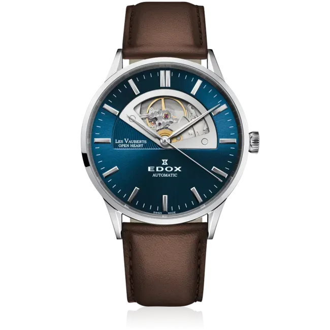 Edox Les Vauberts Open Heart Automatic Automatikuhr
